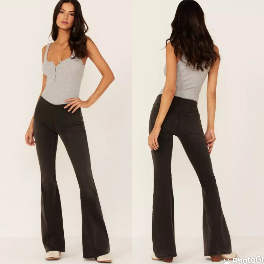 We The Free Black Flare Jeans- Pre loved